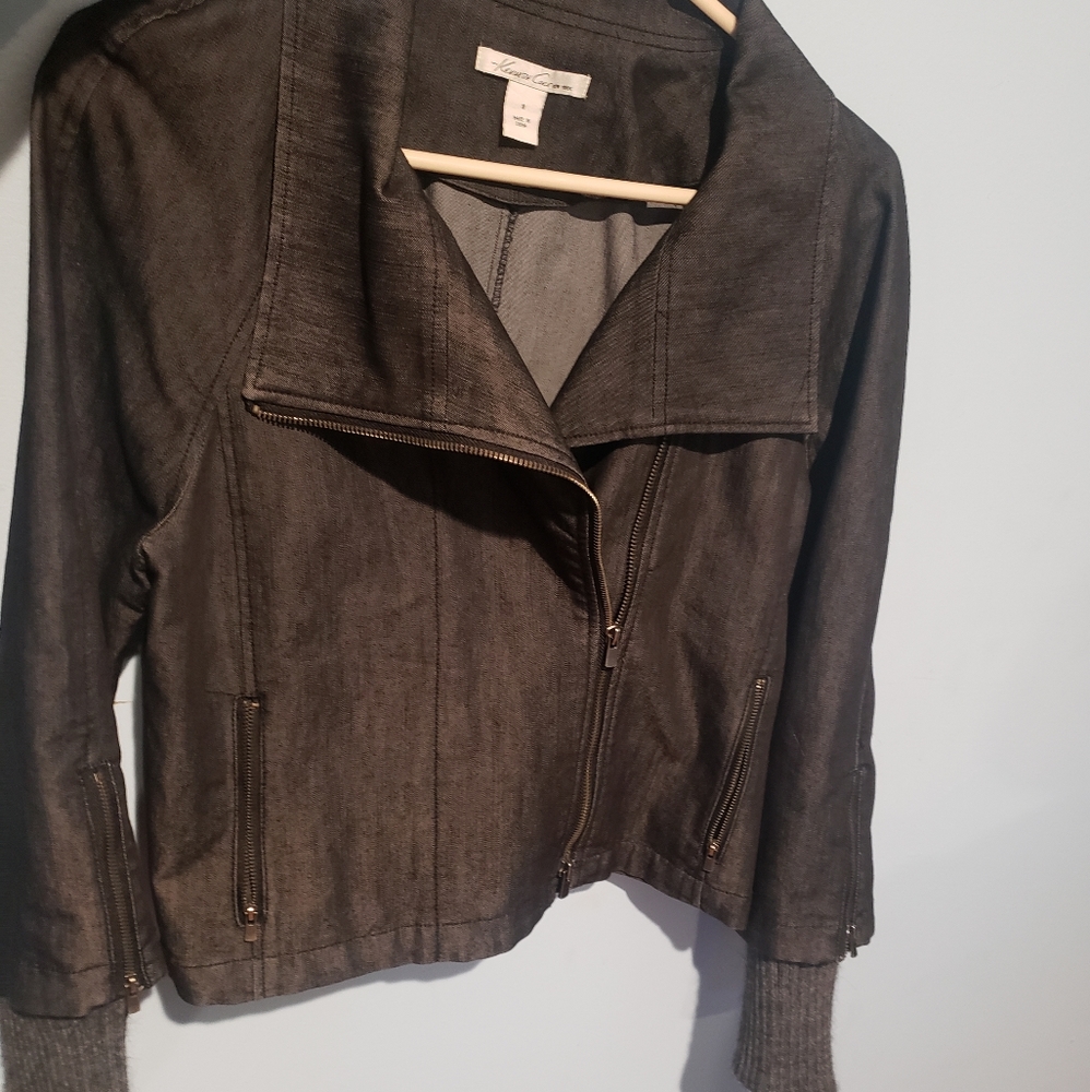 Kenneth Cole Black Denim Jacket
